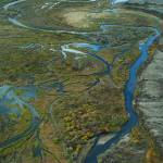 This September 2011 aerial photo provided by the Environmental Protection Agency, shows the Bristol Bay watershed in Alaska. The U.S. Environmental Protection Agency on Tuesday, Jan. 31, 2023, effectively vetoed a proposed copper and gold mine in the remote region of southwest Alaska that is coveted by mining interests but that also supports the worlds largest sockeye salmon fishery. (Joseph Ebersole / EPA)