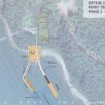 This is a concept design drawing that was included in the request for proposal sent out by the Alaska Department of Transportation and Public Facilities seeking outside engineering and design services to determine whether its feasible to build a new ferry terminal facility in Juneau at Cascade Point. (Alaska Department of Transportation and Public Facilities)