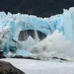 Chunks of ice break off the Perito Moreno Glacier, in Lake Argentina, at Los Glaciares National Park, near El Calafate, in Argentinas Patagonia region, March 10, 2016. As glaciers melt and pour massive amounts of water into nearby lakes, 15 million people across the globe live under the threat of a sudden and deadly outburst flood, a new study finds. (AP Photo / Francisco Munoz)
