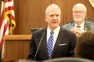 U.S. Sen. Dan Sullivan, addressing a joint session of the Alaska State Legislature on Tuesday,