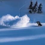 Mark Rainery, seen here, riding backcountry slopes of Eaglecrest Ski Area for recent DIY Southeast Alaska snowboard film,The Outliers. (Courtesy Photo / Scott Baxter)
