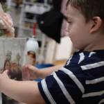 Clarise Larson / Juneau Empire 
Claes Schneider holds a picture of his grandmother, Tracy Lynn Day, right, who has been missing since Feb. 14 2019.