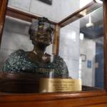 This photo shows the bronze bust of Elizabeth Peratrovich which is featured upon entering the lobby of the Alaska State Capitol. This Thursday, Feb. 16, the state will observes Elizabeth Peratrovich Day to recognize and honor her for her contributions to anti-discrimination in the state. (Clarise Larson / Juneau Empire)