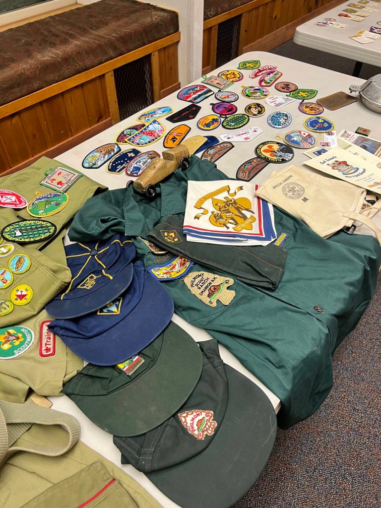 A collection of scouting memorabilia. (Courtesy Photos / Matt Dobson)
