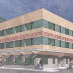 This image shows a schematic design of the exterior the Municipal Way Building downtown that was recently purchased by the Sealaska Heritage Institute. (Sealaska Heritage Institute)