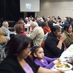 Sherry Patterson, president of the Black Awareness Association sits with friends and family at the last Rise event held back in 2018. (Courtesy Photo / Sherry Patterson)