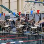 Swimmers compete in the USMS state masters swimming meet over the weekend, hosted for the first time by the Glacier Swim Club at the Dimond Park Aquatic Center. (Courtesy Photo / Philip Loseby)