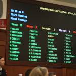 A unanimous vote by the state House on Monday made a bill by state Sen. Jesse Kiehl, D-Juneau, the first potential new law to pass both chambers of the Legislature. The bill which giving disabled veterans lifetime trapping licenses officially would cost the state nothing, and essentially is a corrective measure to existing law that give such veterans free hunting and fishing licenses. (Mark Sabbatini / Juneau Empire)