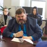 Richard Chalyee Éesh Peterson, president of the Central Council of the Tlingit and Haida Indian Tribes of Alaska, reads a resolution during a press conference Wednesday in Juneau calling for the U.S. and Canadian governments to temporarily halt new mining permits in British Columbia while permanent restrictions on environmentally harmful mining activities are developed. A multitude of Alaska Native tribes, municipalities and politicians in Southeast Alaska are calling for the halt. (Mark Sabbatini / Juneau Empire)
Richard Chalyee Éesh Peterson, president of the Central Council of the Tlingit and Haida Indian Tribes of Alaska, reads a resolution during a press conference Wednesday in Juneau calling for the U.S. and Canadian governments to temporarily halt new mining permits in British Columbia while permanent restrictions on environmentally harmful mining activities are developed. A multitude of Alaska Native tribes, municipalities and politicians in Southeast Alaska are calling for the halt. (Mark Sabbatini / Juneau Empire)