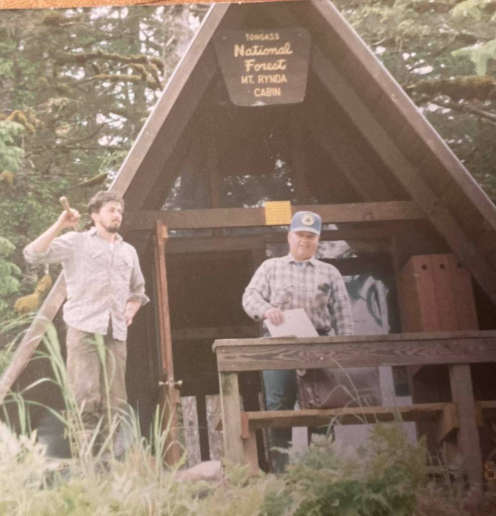Vivian Faith Prescott / For the Capital City Weekly 
Mickey Prescott and one of his trail crew, Glenn Decker. USFS, Wrangell Alaska.