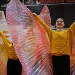 JDHS dance team members manage elaborate wardrobe changes with ease during their Hollywood themed performance during the annual Region V 2A/4A dance adjudication competition hosted at Juneau-Douglas High School:Yadaa.at Kalé Saturday afternoon. (Clarise Larson / Juneau Empire)