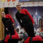 JDHS dance team members give it their all during their Hollywood themed performance during the annual Region V 2A/4A dance adjudication competition hosted at Juneau-Douglas High School:Yadaa.at Kalé Saturday afternoon. (Clarise Larson / Juneau Empire)