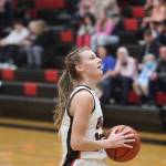 Skylar Tuckwood puts the ball up for 2 points on Tuesday, Feb. 14 against Thunder Mountain High School. Tuckwood led the Bears for a total of 17 points. (Jonson Kuhn / Juneau Empire File )