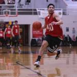 Kakes Simon Friday (40) makes his down the court to take a shot at the basket with time expiring in the second half in a losing effort against Juneau in the first B Bracket game of this years Gold Medal Basketball Tournament. (Ben Hohenstatt / Juneau Empire)