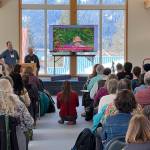 During three bright snowy days in Petersburg, over 100 farmers and growers from across the region gathered to share learnings for how to grow healthy, delicious, and nutritious foods in Southeast Alaska for the third Southeast Alaska Farmers Summit. The next summit will be held in 2025. (Tripp J Crouse / Spruce Root)