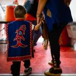 After the meal, the Keex Kwaan dance group performed for the first community event since the onset of the COVID-19 pandemic. The energy in the gymnasium was full of love and song. (Courtesy Photo / Bethany Goodrich)