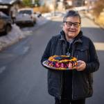 Community members of all ages brought an array of homemade foods with wild ingredients like black seaweed, smoked salmon, salmon eggs and cloudberries to enter the food competition. (Courtesy Photo / Muriel Reid )