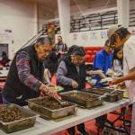 The first Traditional Foods Fair, hosted by the Organized Village of Kake and Ecotrust, brought over 130 Kake residents together to celebrate and share traditional foods, celebrate through song and dance, and honor community. Courtesy Photo / Muriel Reid)