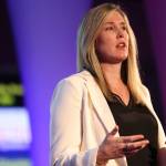 Ben Hohenstatt / Juneau Empire 
Lauren Sisler shares her personal story on Thursday of growing up in Roanoke, Virginia, and learning how to persevere during lifes hardest moments following the death of her parents. Sislers speech at Elizabeth Peratrovich Hall was hosted by the Juneau Glacier Valley Rotary Club as part of its Pillars of America speaker series, which will conclude on Friday, April 7 with guest speaker Tony Hoffman.