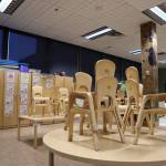 Little chairs sit in stacks after the  temporary closure of downtown Gold Creek Child Development Center in mid-January, and another closure shortly followed, leaving dozens of families scrambling to find child care. (Clarise Larson / Juneau Empire File)