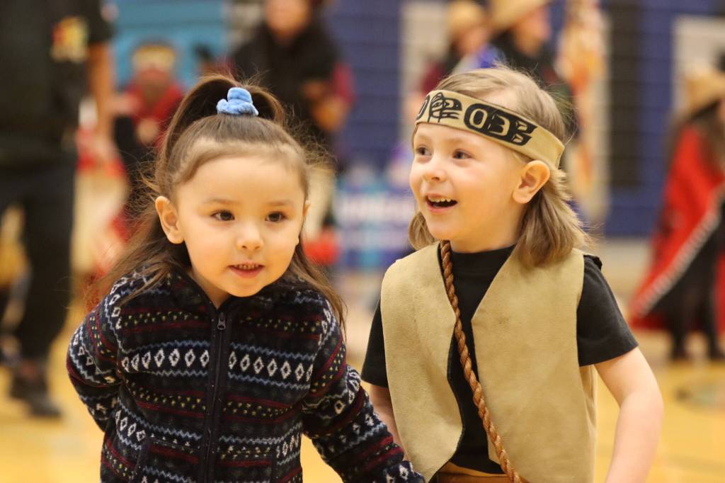 All ages are welcome at Alaskas Traditional Games, this year taking place at Thunder Mountain High School on Saturday and Sunday. (Jonson Kuhn / Juneau Empire)