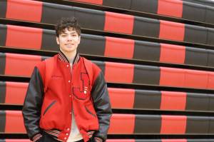 Jonson Kuhn / Juneau Empire 
JDHS senior Orion Dybdahl poses for a photo before heading to Anchorage over the weekend to participate in the AABC all-star exhibition game.