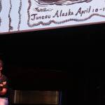 Lael Llaverias Llavz plays early on Saturday for this years annual Folk Fest despite nearly missing his Skagway connecting flight due to volcanic eruption. (Jonson Kuhn / Juneau Empire)