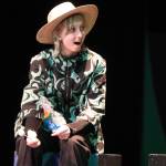 JDHS freshman Emilia Shelton-Walker plays both Marvel and the Wizard of Oz in the Juneau high schools collaborative production of The Wizard of Oz. (Jonson Kuhn / Juneau Empire)