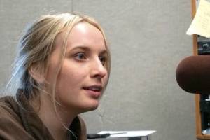 Mia Wiedersphohn of Wrangell hosts her podcast on the local radio station teaching Tlingit words and phrases. Wiedersphohn was recognized by Alaska Communications Summer of Heroes program last year as a youth impacting her community in a positive way. Nominations are open for this years program until June 18. (Courtesy Photo / Alaska Communications)