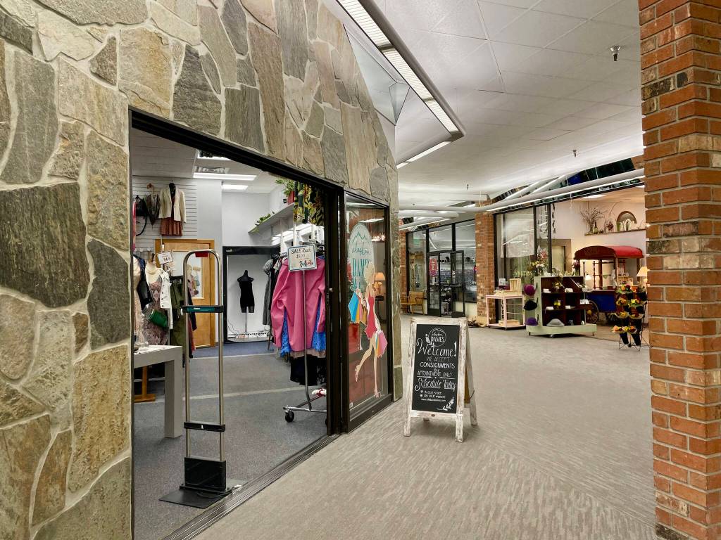 Alaska Dames and Marthas Flowers in the Mendenhall Mall. (Lauren Cusimano / For the Capital City Weekly)