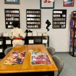 Capital City Judo Club students peruse Coops Collectibles. (Lauren Cusimano / For the Capital City Weekly)