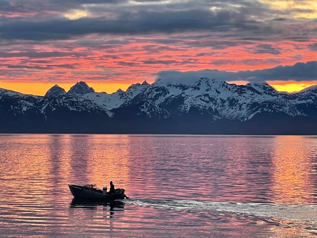 This photo shows a late-night sunset at Echo Cove. (Courtesy Photo / Kim Fitzwater)