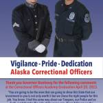 Corrections poster. Courtesy Alaska Correctional Officers