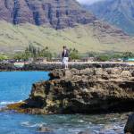 Natural Resources Coordinator for OVK, Justin McDonald, spends his time at Pokai Bay with the waters of the Waianae Coast. (Courtesy Photo / Lauren Tanel)