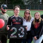 Senior Micah Brown and family. (Klas Stolpe / Juneau Empire)