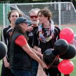 Senior Tayten Bennetsen and family. (Klas Stolpe / Juneau Empire)