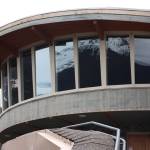 The Mendenhall Glacier Visitor Center awaits tourists and other people early Friday morning. The center is poised to see expansion and renovation under a proposal to overhaul the heavily visited recreation area surrounding the Mendenhall Glacier. (Ben Hohenstatt / Juneau Empire)