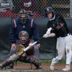 Juneau-Douglas High School: Yadaa.at Kalé senior Kaleb Campbell connects for a home run during Saturdays loss to Ketchikan at Adair Kennedy Field. (Klas Stolpe / Juneau Empire)