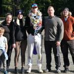 Kaleb Campbell and family. (Klas Stolpe / Juneau Empire)