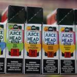 Boxes of vape pen cartridges sit in a display case at Alaska Pipeline vape store downtown. The Alaska Senate passed a bill that would impose a 25% statewide tax on retail e-cigarette products in Alaska Tuesday morning. It now heads to the House. (Clarise Larson / Juneau Empire)