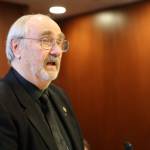 Rep. Craig Johnson, an Anchorage Republican and sponsor of the a bill to reject the 67% pay raise slated for legislators and around a 20% raise for the governor, speaks to House Representatives Tuesday afternoon. The bill passed in a 29-11 vote but the efforts are likely too late to stop the increases from going into effect. (Clarise Larson / Juneau Empire)