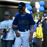 Thunder Mountain Falcons senior Rory Hayes and family were celebrated Wednesday at Adair-Kennedy Field. (Klas Stolpe / Juneau Empire)Thunder Mountain Falcons senior Rory Hayes and family were celebrated Wednesday at Adair-Kennedy Field. (Klas Stolpe / Juneau Empire)