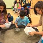 Photos by Jonson Kuhn / Juneau Empire
Sayéik: Gastineau Community School students enjoy hands-on learning with mining for minerals with Hecla and Coeur Alaska Kensington Mine employees. The mining company was just one of many volunteer organizations that participated in a STEAM event held at the school. The event was held during school hours to maximize student involvement.