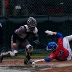 Photos by Klas Stolpe / Juneau Empire
Sitka junior Grady Smith slides safely into home plate during the Wolves 13-7 win over the Ketchikan Kings for the Region V Baseball Championship on Saturday at Adair Kennedy Field.
