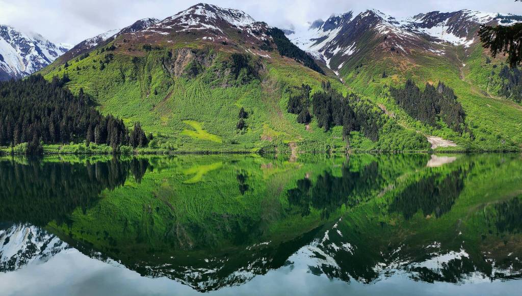 Courtesy Photo / Sarah Dunlap
Chilkat Lake reflections on Friday, June 2.