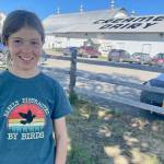 Hazel Sutton, 13, pauses at Creamers Field Migratory Waterfowl Refuge at the end of her shift monitoring tree swallow nest-boxes. (Courtesy Photo / Ned Rozell)
