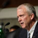Sen. Dan Sullivan, R-Alaska, speaks during a Senate Armed Services Committee hearing on Capitol Hill on March 7 in Washington. (AP Photo/Carolyn Kaster)