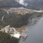 This is an aerial picture of the Hecla Greens Creek Mine taken in May 2023. (Clarise Larson / Juneau Empire File)
