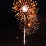 The fireworks show over Gastineau Channel is a much-anticipated tradition in the capital city with locals gathering across the water that separates Juneau and Douglas Island. (Clarise Larson / Juneau Empire)