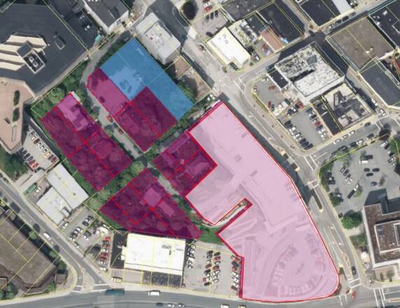 This is a map of the Telephone Hill area. (Courtesy / City and Borough of Juneau)